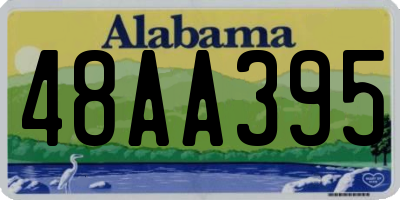 AL license plate 48AA395
