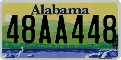 AL license plate 48AA448