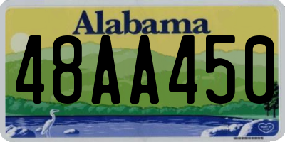 AL license plate 48AA450