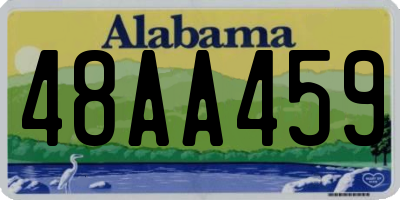 AL license plate 48AA459