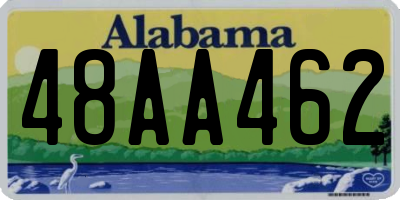 AL license plate 48AA462