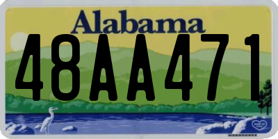 AL license plate 48AA471