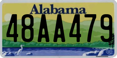 AL license plate 48AA479