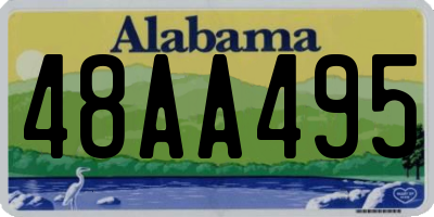 AL license plate 48AA495