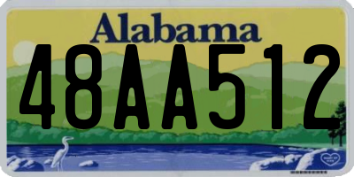 AL license plate 48AA512