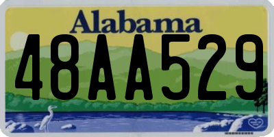 AL license plate 48AA529