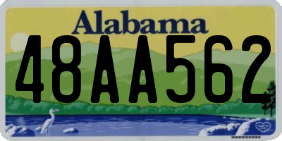 AL license plate 48AA562
