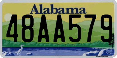 AL license plate 48AA579