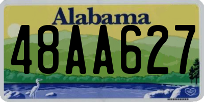 AL license plate 48AA627