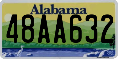 AL license plate 48AA632
