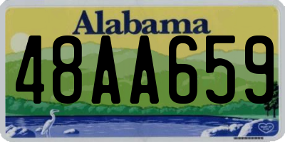 AL license plate 48AA659
