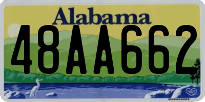 AL license plate 48AA662