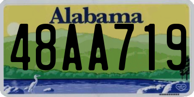 AL license plate 48AA719