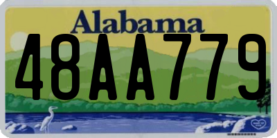 AL license plate 48AA779