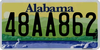 AL license plate 48AA862