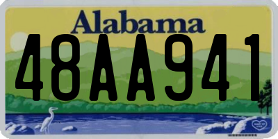 AL license plate 48AA941