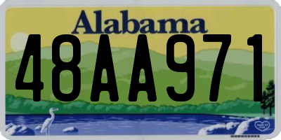 AL license plate 48AA971