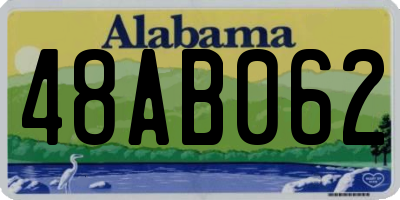 AL license plate 48AB062
