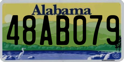 AL license plate 48AB079