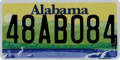 AL license plate 48AB084