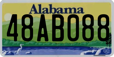 AL license plate 48AB088