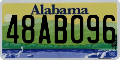 AL license plate 48AB096