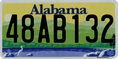 AL license plate 48AB132