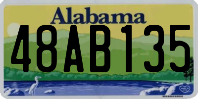 AL license plate 48AB135