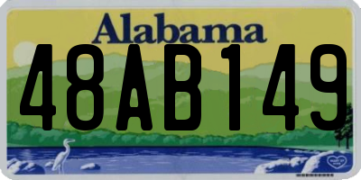 AL license plate 48AB149