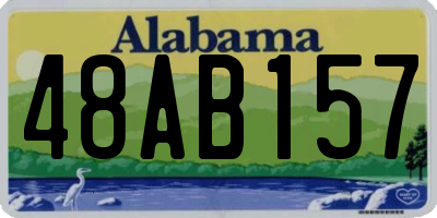 AL license plate 48AB157