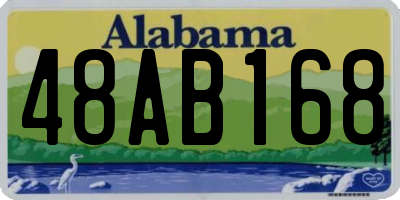 AL license plate 48AB168