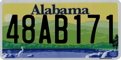AL license plate 48AB171