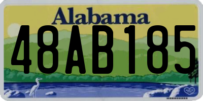 AL license plate 48AB185