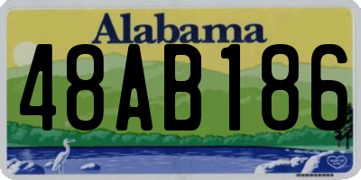 AL license plate 48AB186