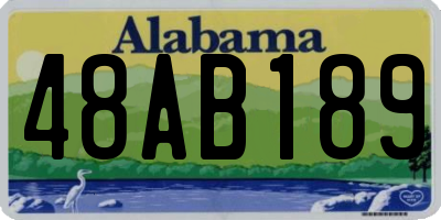 AL license plate 48AB189
