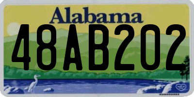 AL license plate 48AB202