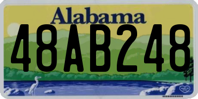 AL license plate 48AB248