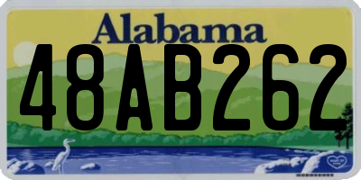 AL license plate 48AB262