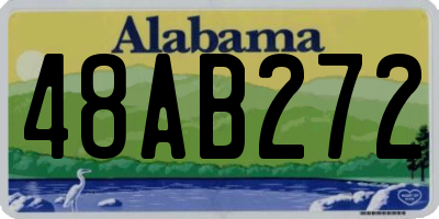 AL license plate 48AB272