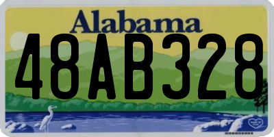 AL license plate 48AB328