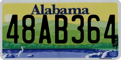 AL license plate 48AB364