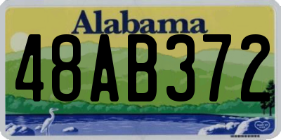 AL license plate 48AB372