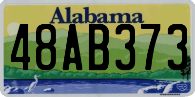 AL license plate 48AB373