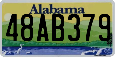 AL license plate 48AB379