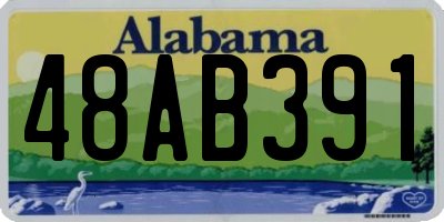 AL license plate 48AB391