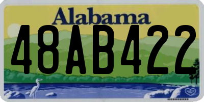 AL license plate 48AB422
