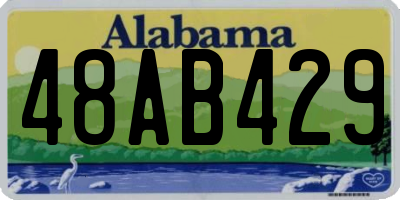 AL license plate 48AB429