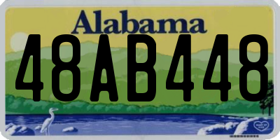 AL license plate 48AB448