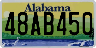 AL license plate 48AB450