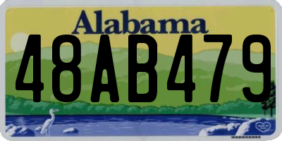 AL license plate 48AB479